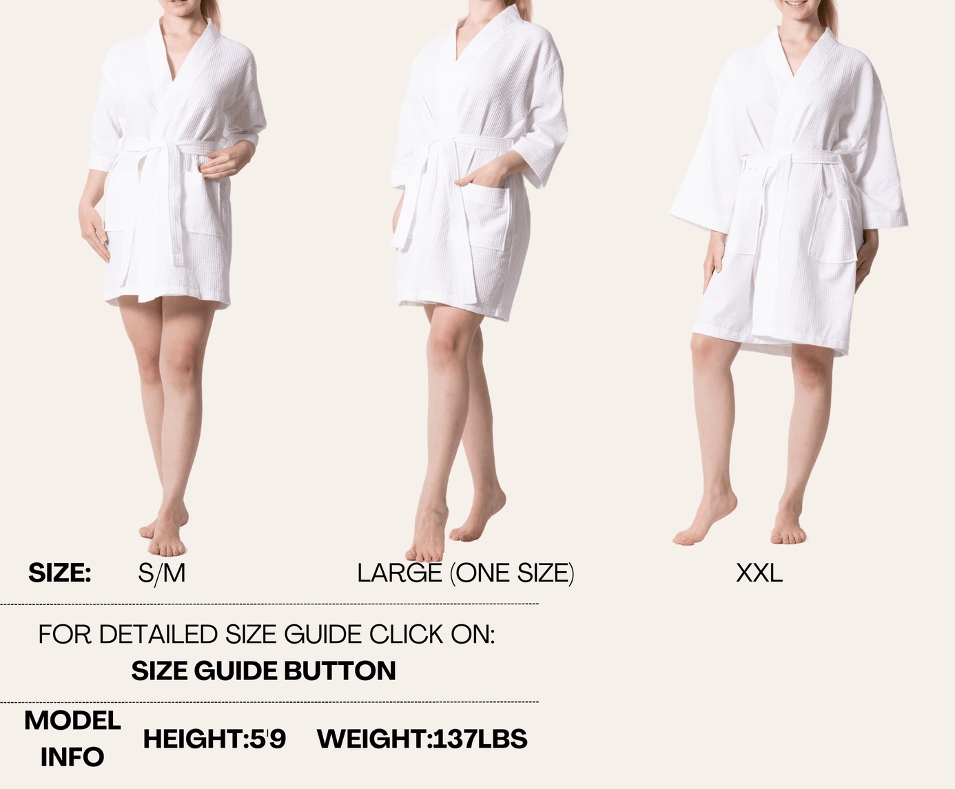 Fashion Tales – Großhandel Bademantel – Damen – Damen-Waffel-Kimono-Kurz-Bademantel - Luxus Türkisch3