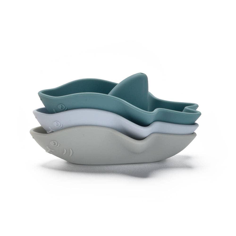 Inside Out Toys - Wholesale Bath Toy - Baby - Shark Boats - Blue2