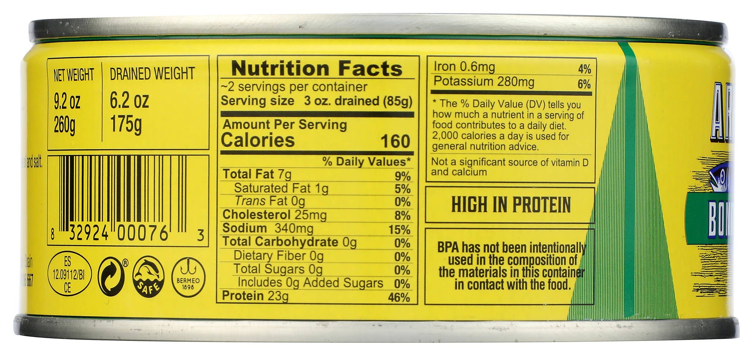 Matiz - Wholesale Tinned Fish - Arroyabe Bonito in Oil - 9.2oz Round Tin2