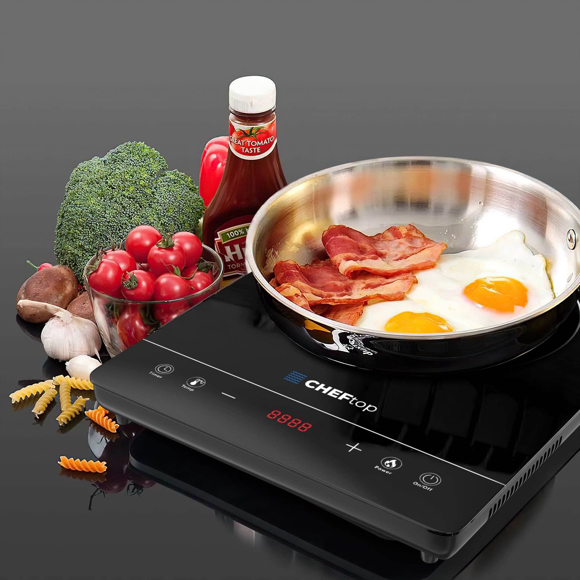 DRINKPOD LLC - Wholesale Kitchen Appliance - CHEFTop - Single Burner Induction Cooktop6