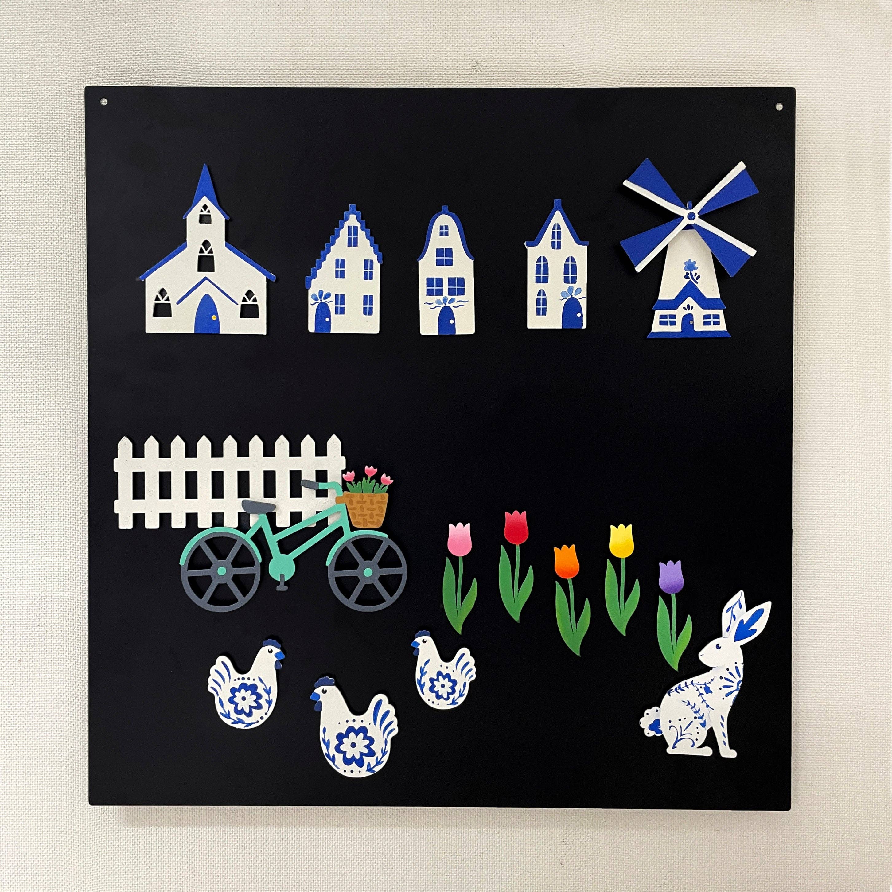 Roeda Studio - Wholesale Magnet - Delft House Magnets S/32