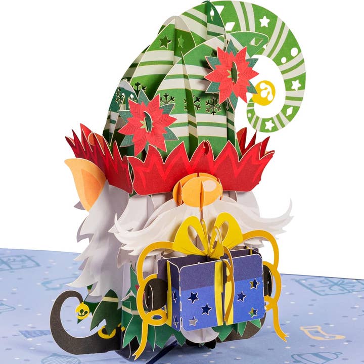 Tomte Nisse Pop Up Julkort för wholesale av Paper Love