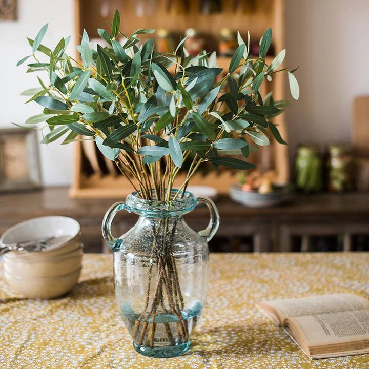 Artificial Olive Leaf Stem for wholesale by Rustic Reach