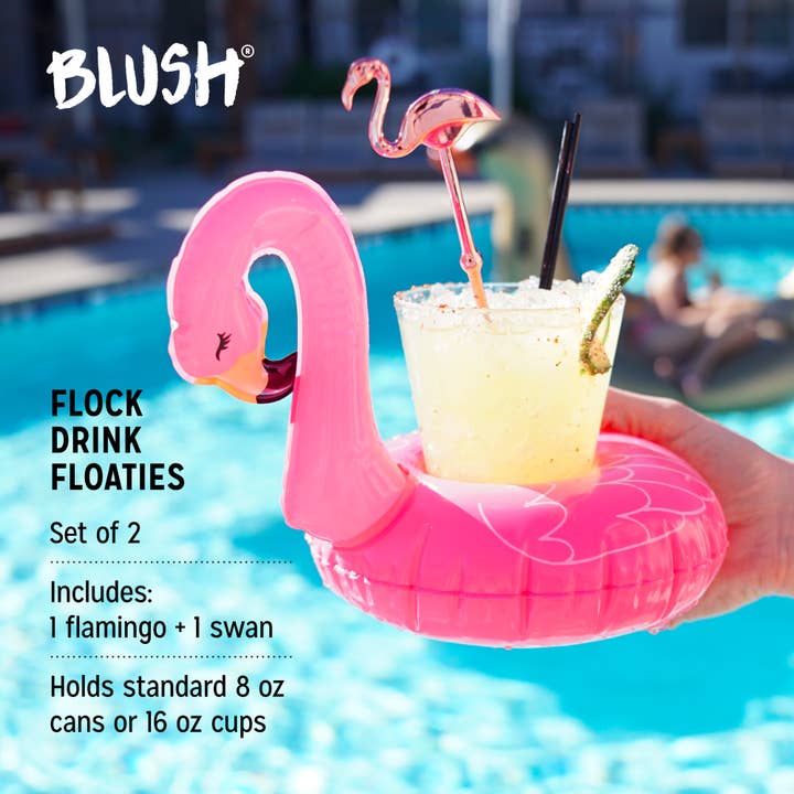 Blush - Wholesale Drink Huggers & Koozies - Flock Drink Floaties by Blush4