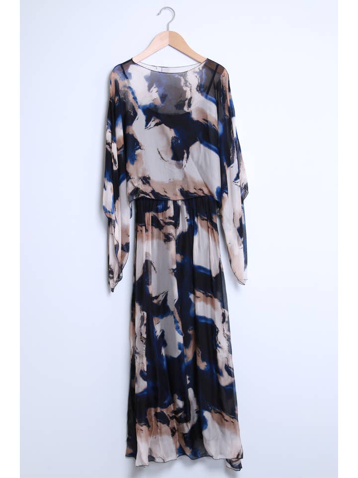 Shyloh – Großhandel Kleid – Damen – 2-in-1 Seidenkleid mit Druck 3046827