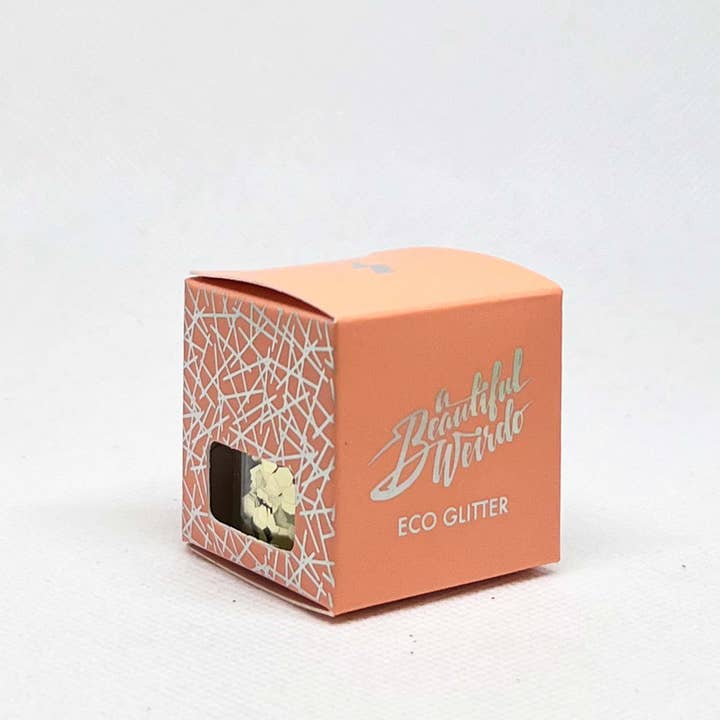A Beautiful Weirdo™️ Eco Glitter - Wholesale Body Glitter/Shimmer - BOOGIE NIGHTS GOLD ECO GLITTER - CHUNKY