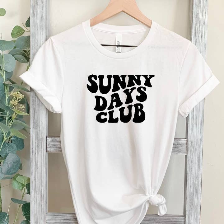 Axle Rose Co - Wholesale Sublimation Transfer - Sunny Days Club transfer