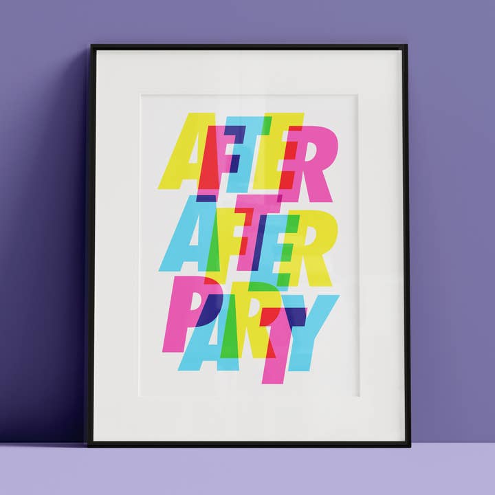 After After Party Art Print for wholesale by Hands & Hearts