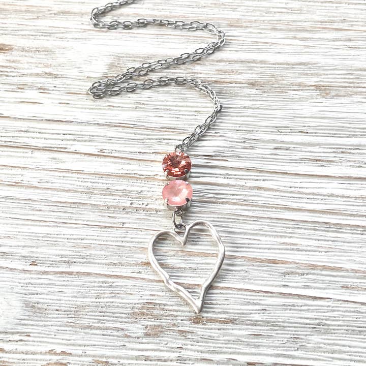 VB&CO Designs Handmade Jewelry - Wholesale Jewelry Set - Crystal jewelry coral crush Swarovski boutique flamingo7