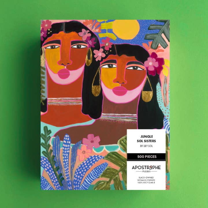 Jungle Sol Sisters by Lily Sol for wholesale by Apostrophe Puzzles