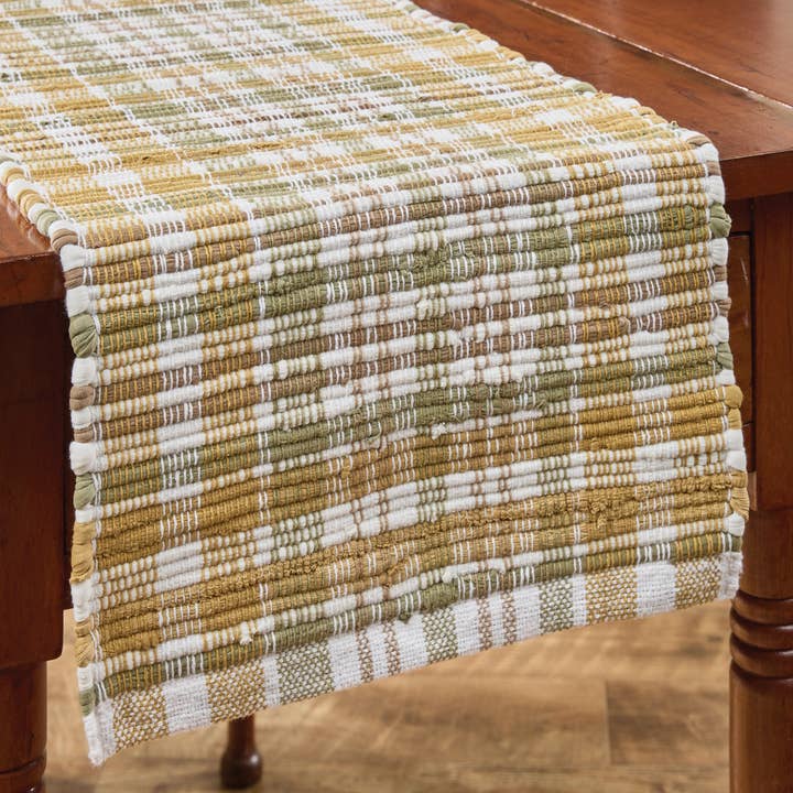 Caminho de Mesa Chindi Xadrez Farmstead 54"L por atacado de Park Designs