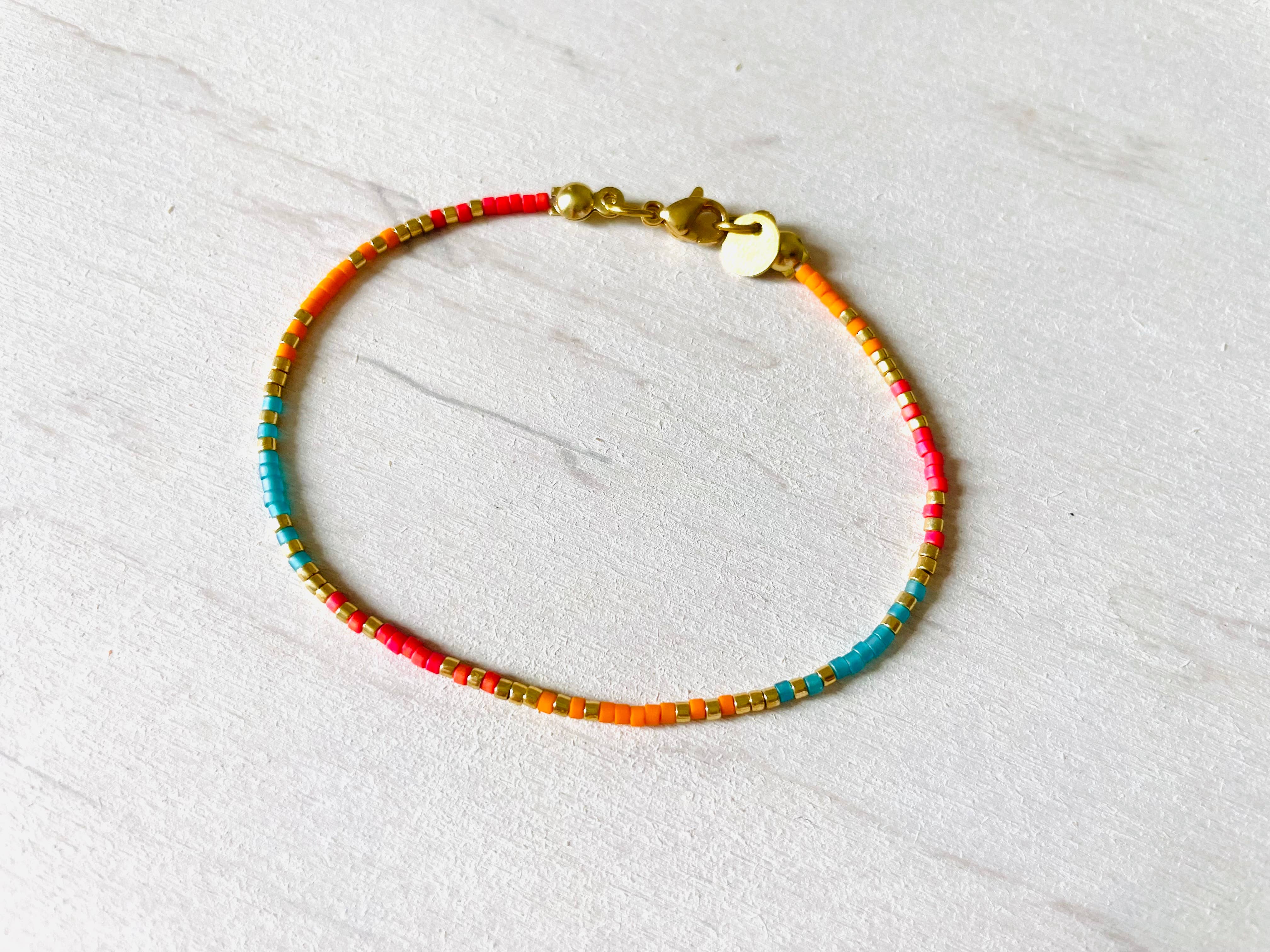 Atelline - Wholesale Beaded Bracelet - Stainless steel women's bracelets, bead bracelets N0123