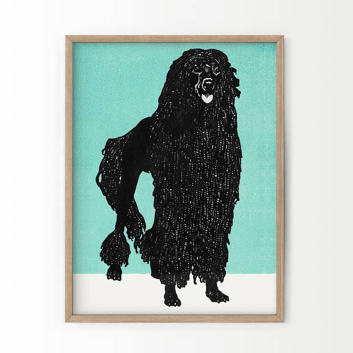 Poodle Pop Art Print for wholesale by Rock Paper Scissors Wall Art