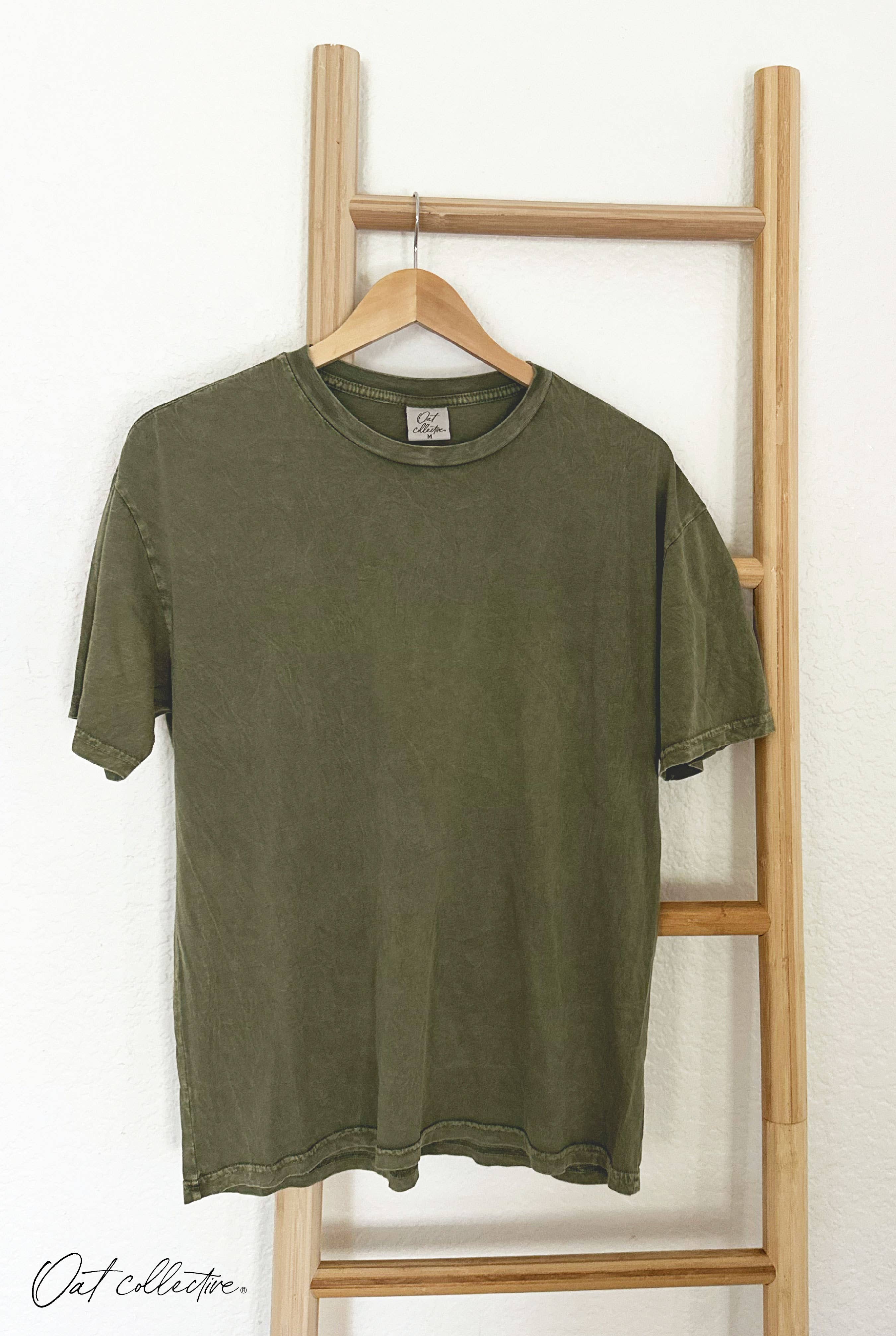 OAT COLLECTIVE - Wholesale T-Shirt - Women's - Premium Basic Cotton Supima Mineral Washed Tee7