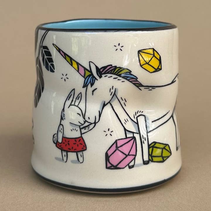 Lucky Unicorn Cup - Medium for wholesale by The Bowl Maker