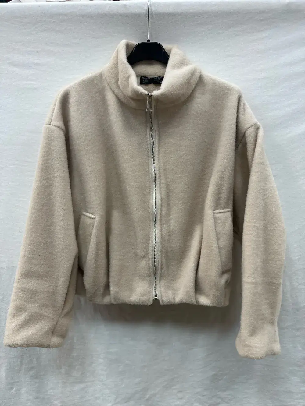 Mimi & Gogo - Wholesale Jacket - Women's - Felted Jacket With Zip @11890_VeZipFeutree0