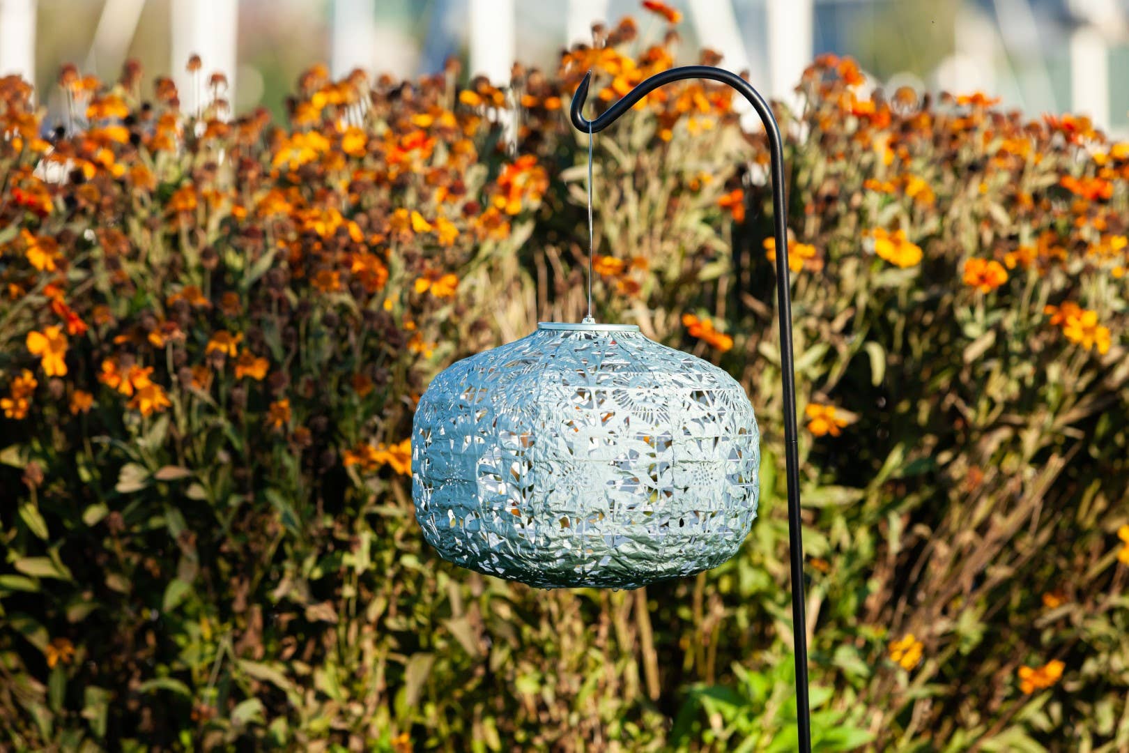 Allsop Home & Garden - Wholesale Outdoor/Lawn Light - Stella Square Sunflower 11" Solar Lantern - Sage21