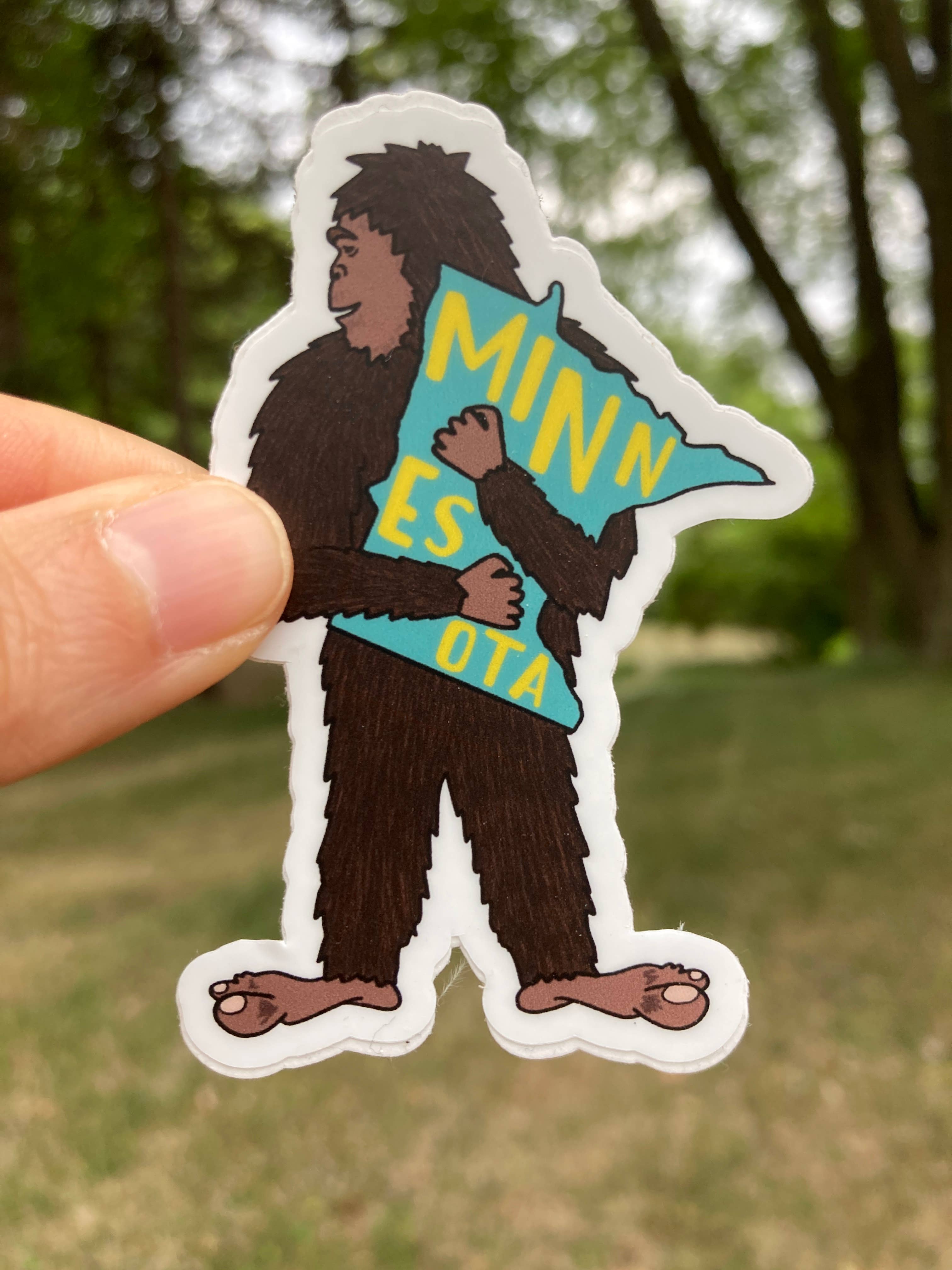 Jones Sticker Co - Vendita all'ingrosso Adesivo - Adesivo Bigfoot Minnesota1
