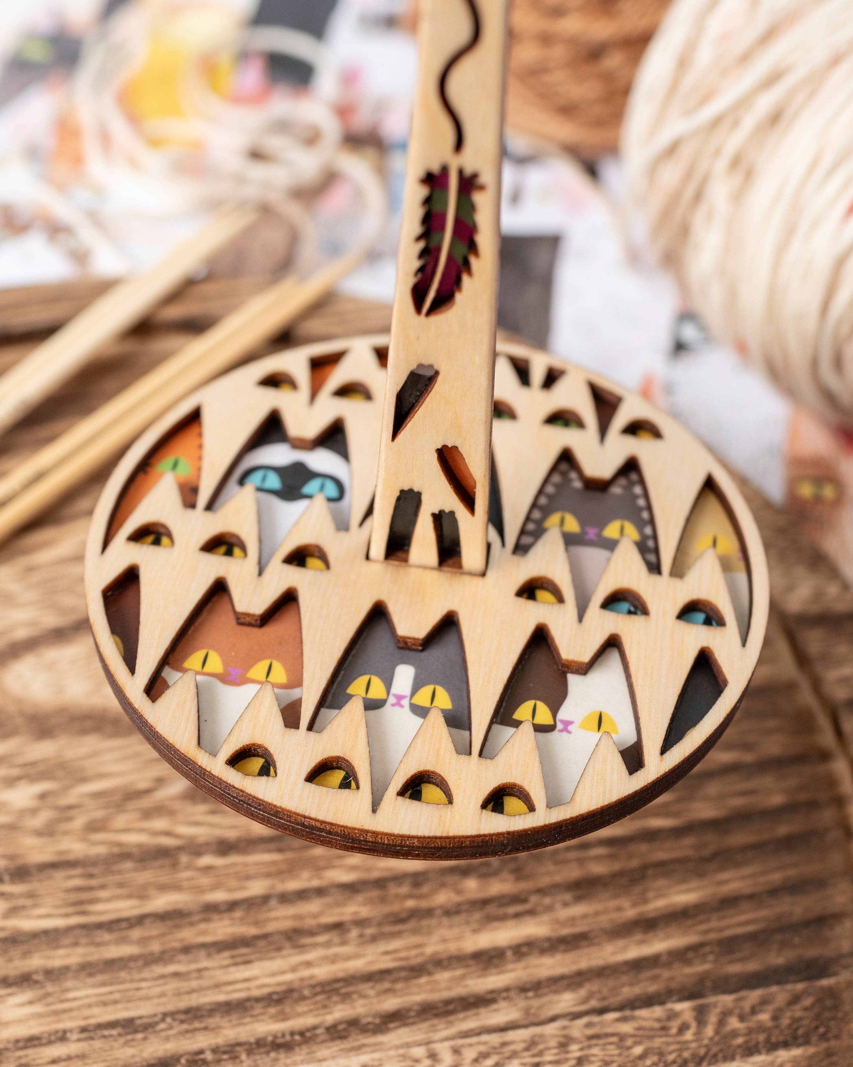 Lemonwood - Wholesale Brei- en haakbenodigdheden - Meowsome Mini Minder voor breien en haken1