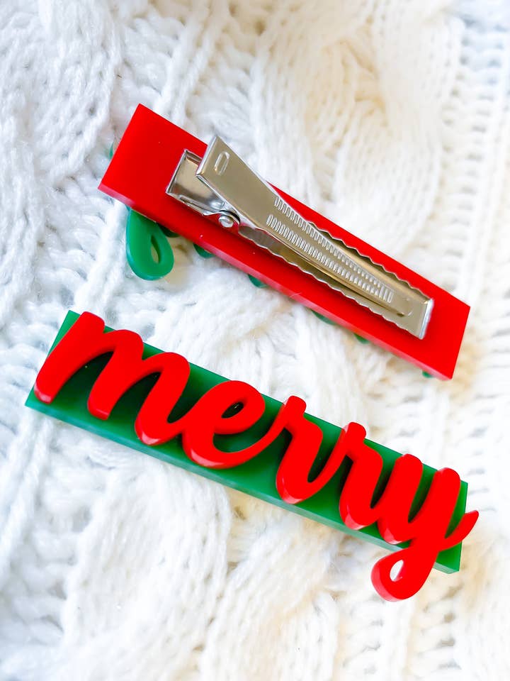 Merry Holiday hår klipp för wholesale av Modern Mama