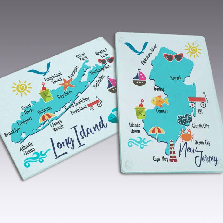 CUSTOM State Cutting Boards ~ DESIGN YOUR OWN for wholesale by Liane Fried Studio