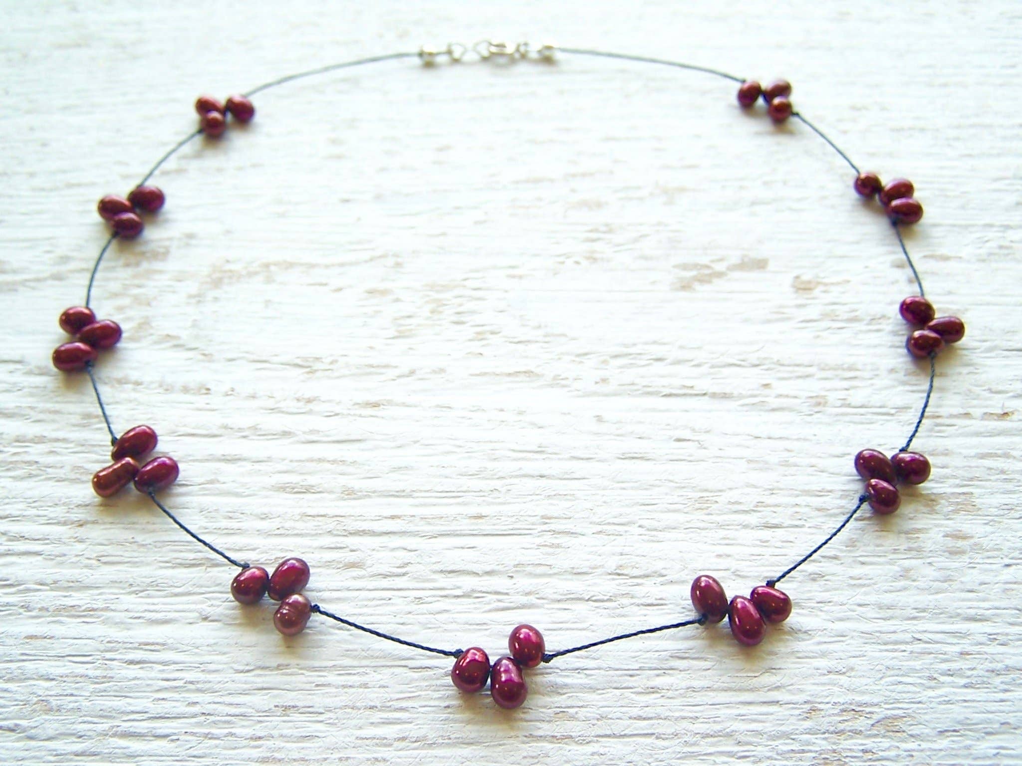 Jo Bird Jewelry - Venta al por mayor Collares de cuentas/perlas - Collar de perlas anudadas - Collar de lluvia3