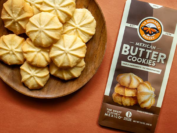 La Monarca Bakery - Wholesale Cookie - Mexican Butter Cookies 3.6 oz Bag7