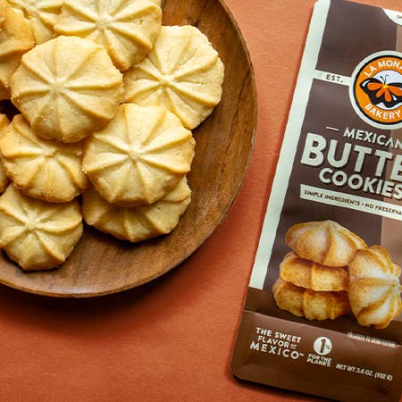 La Monarca Bakery - Wholesale Cookie - Mexican Butter Cookies 3.6 oz Bag7