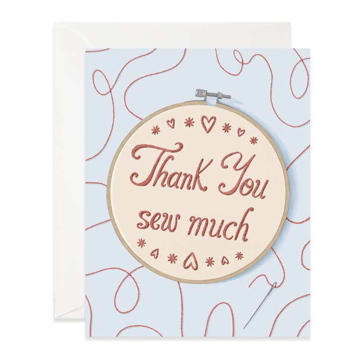 Thank You Sew Much for wholesale by Good Juju Ink