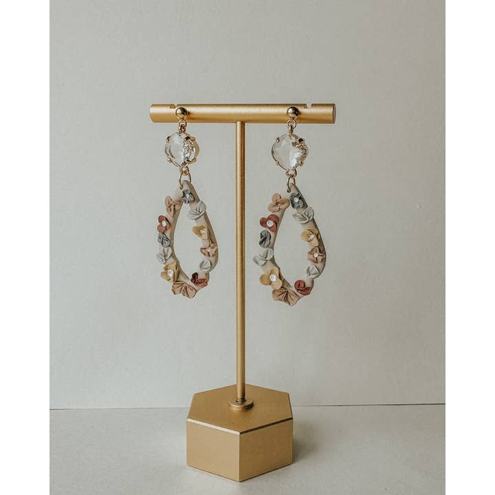 Clay & Fern Co. - Wholesale Dangle Earrings - Haven Earrings - Floral Clay Earrings1