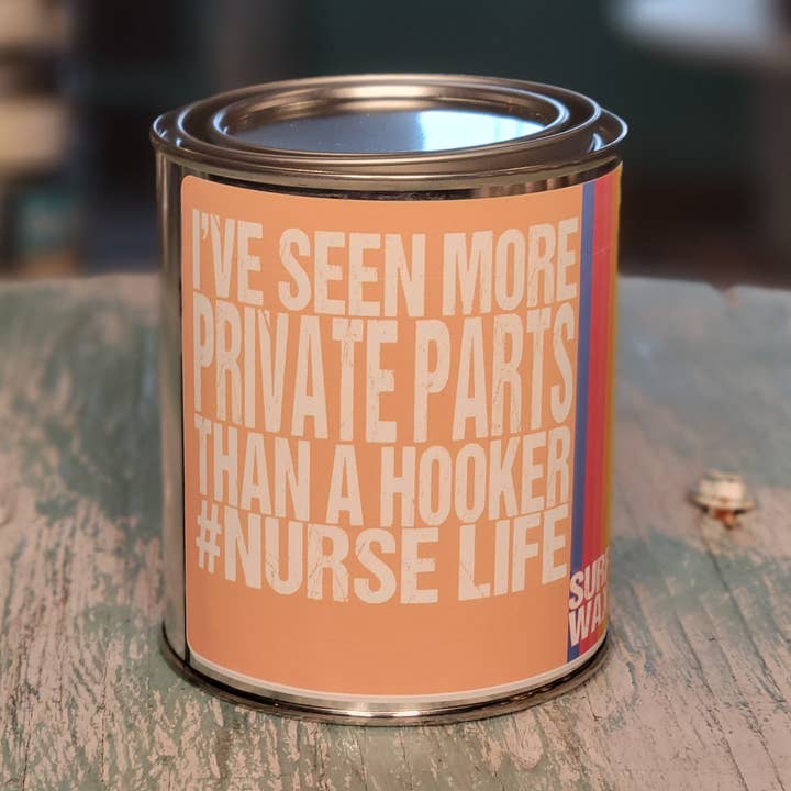 Nurse Life Surf, bomboletta di cera da surf, non è la collezione di tua madre per la vendita all'ingrosso da parte di Surfs Up Candle