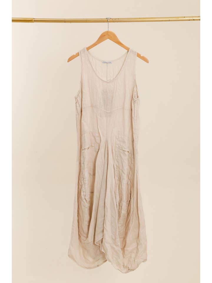 la maison des fibres naturelles - Wholesale Dress - Women's - DRESS 1633 100% linen