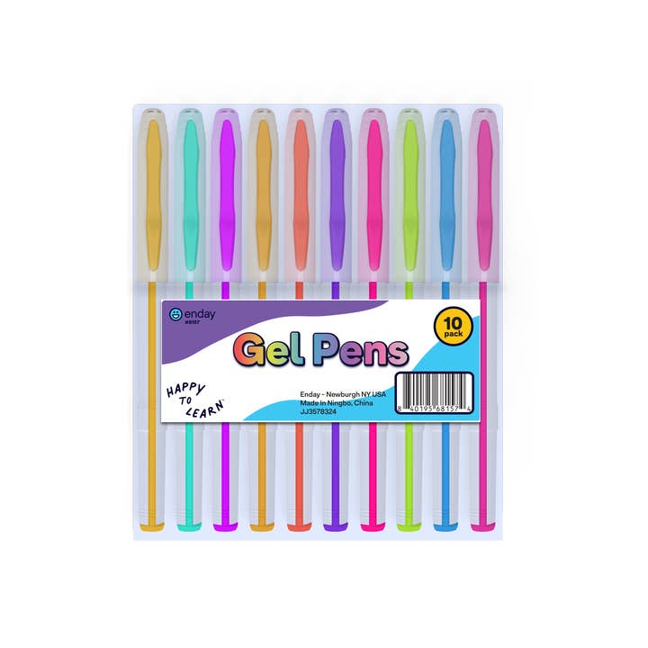 enday - Wholesale Pen - Gel Ink Pens Multicolor 10 Pack
