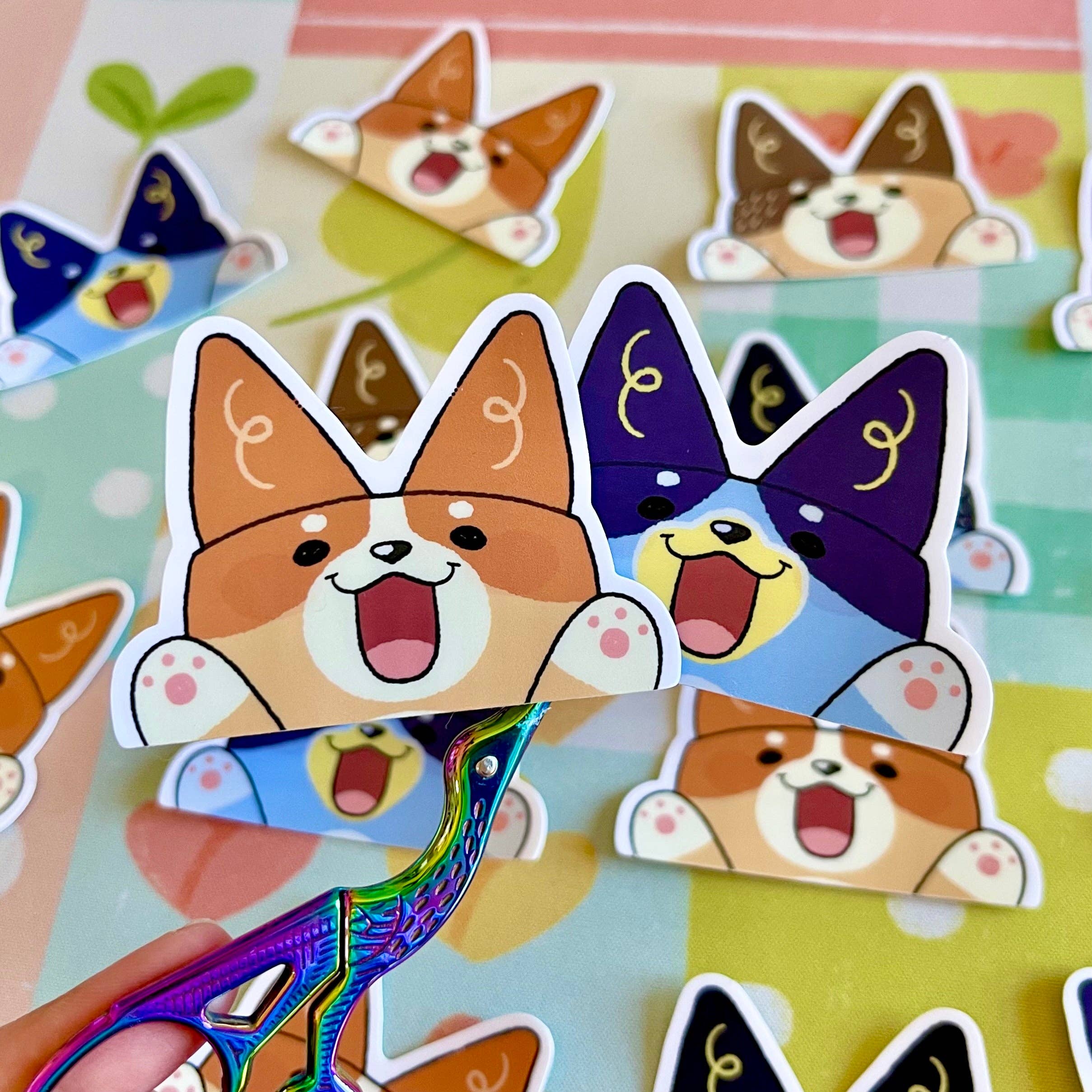 Cool Art Corner - Wholesale Sticker - Heeler Peeker Stickers5