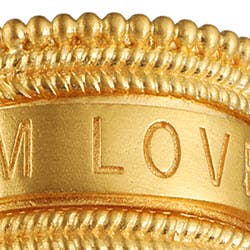 Satya Jewelry - Wholesale Band/Stacked Ring - Inner Light I Am Loved Spinning Ring3