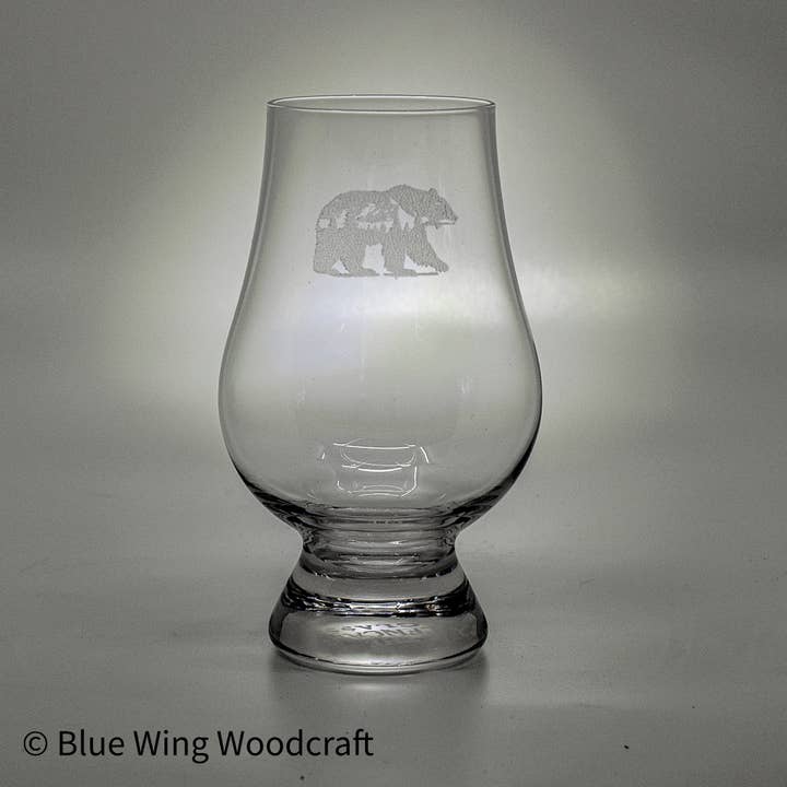 Blue Wing Woodcraft - Wholesale Cocktail/Liquor Glass - Whiskey Pig® Glencairn Glass