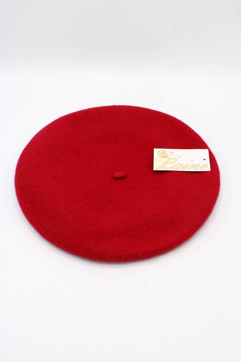 Hologramme Paris - Vendita all'ingrosso Basco - Unisex - Berretto classico in pura lana120