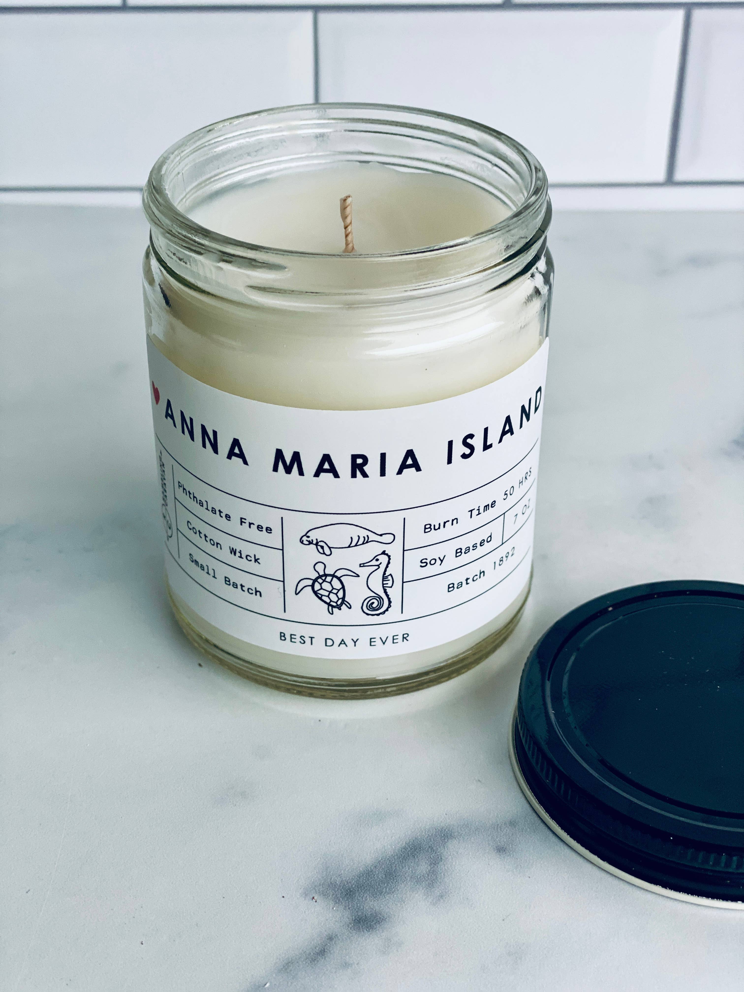 Rambling Caravan - Wholesale Jar/Filled Candle - Anna Maria Island, FL Candle7