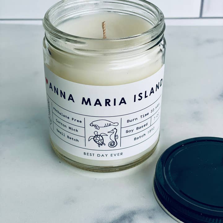 Rambling Caravan - Wholesale Jar/Filled Candle - Anna Maria Island, FL Candle7