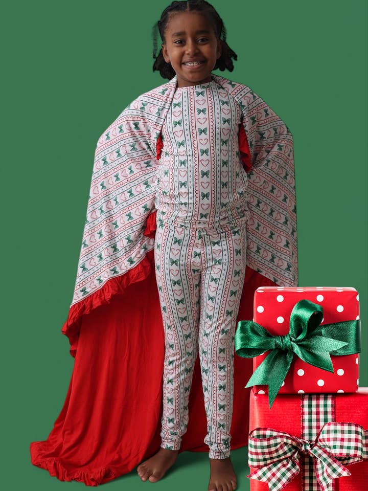 Dream Big Little Co. - Wholesale Sleepwear Set - Kids - WRAPPED IN JOY DREAM SET2