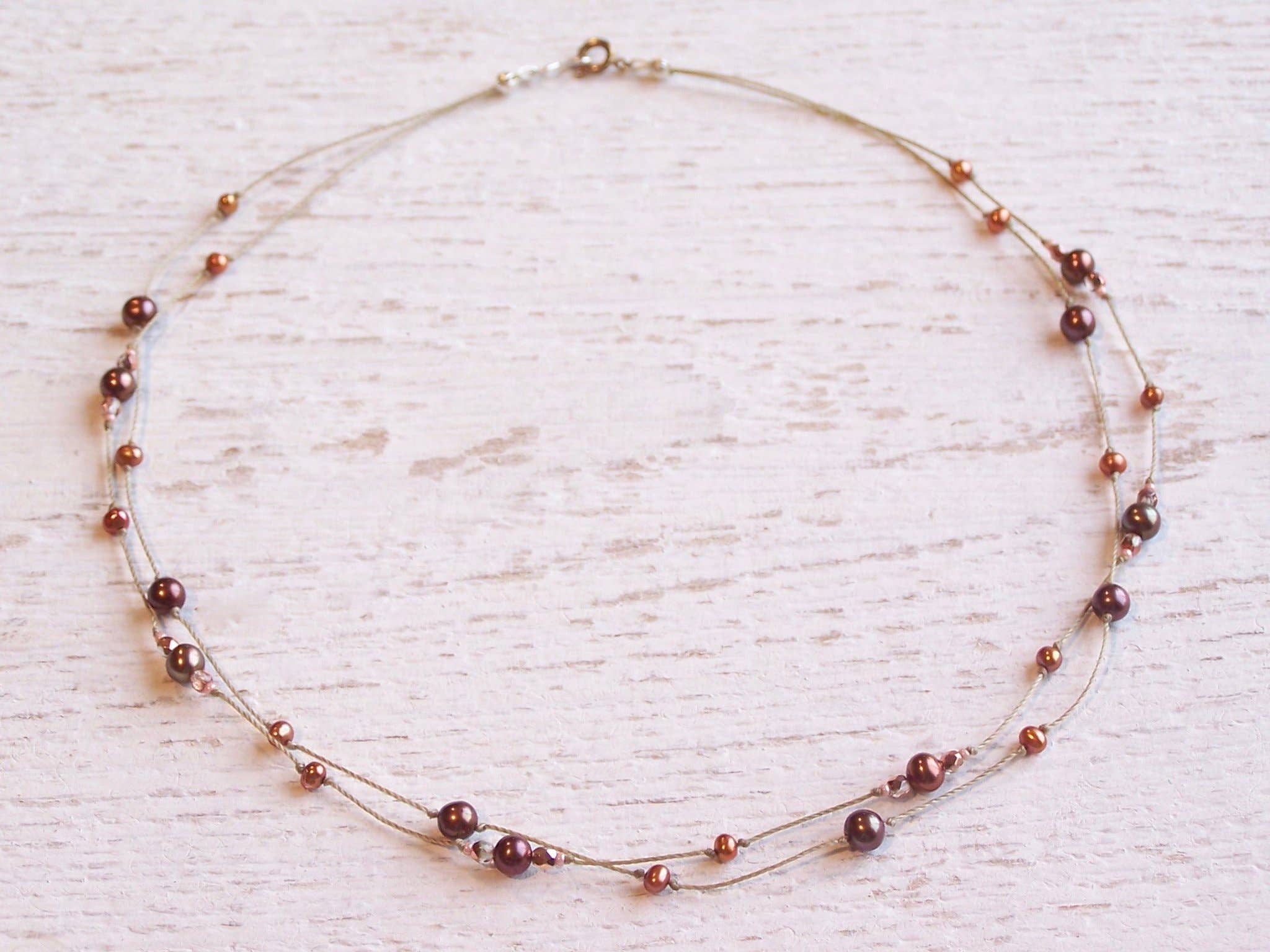 Jo Bird Jewelry – wholesale Pärlband/Pärlhalsband – Knutat pärlhalsband - Hilo Lei4