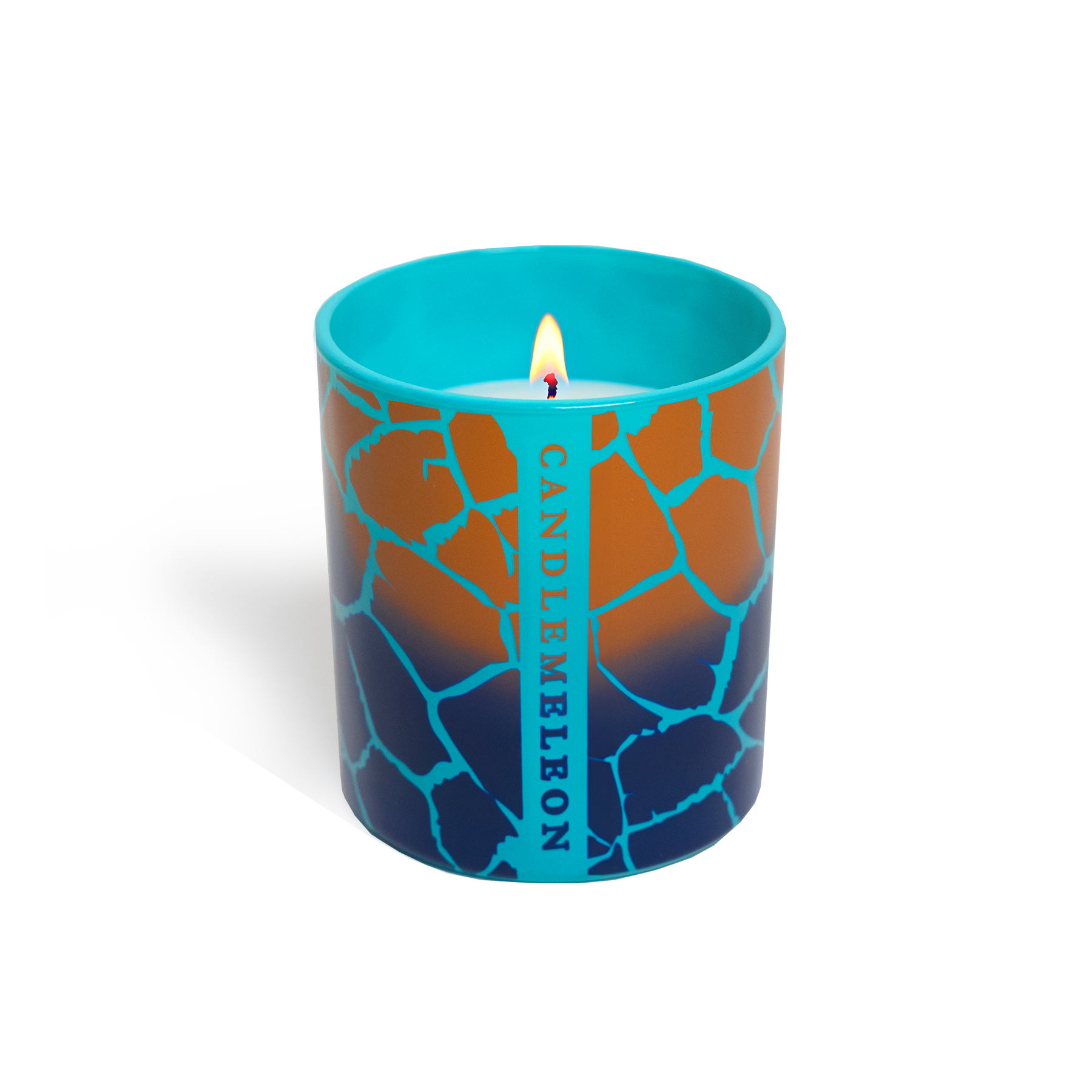 CANDLEMELEON - Wholesale Jar/Filled Candle - ORANGE GIRAFFE - Colour Changing Soy Woodwick Scented Candle3