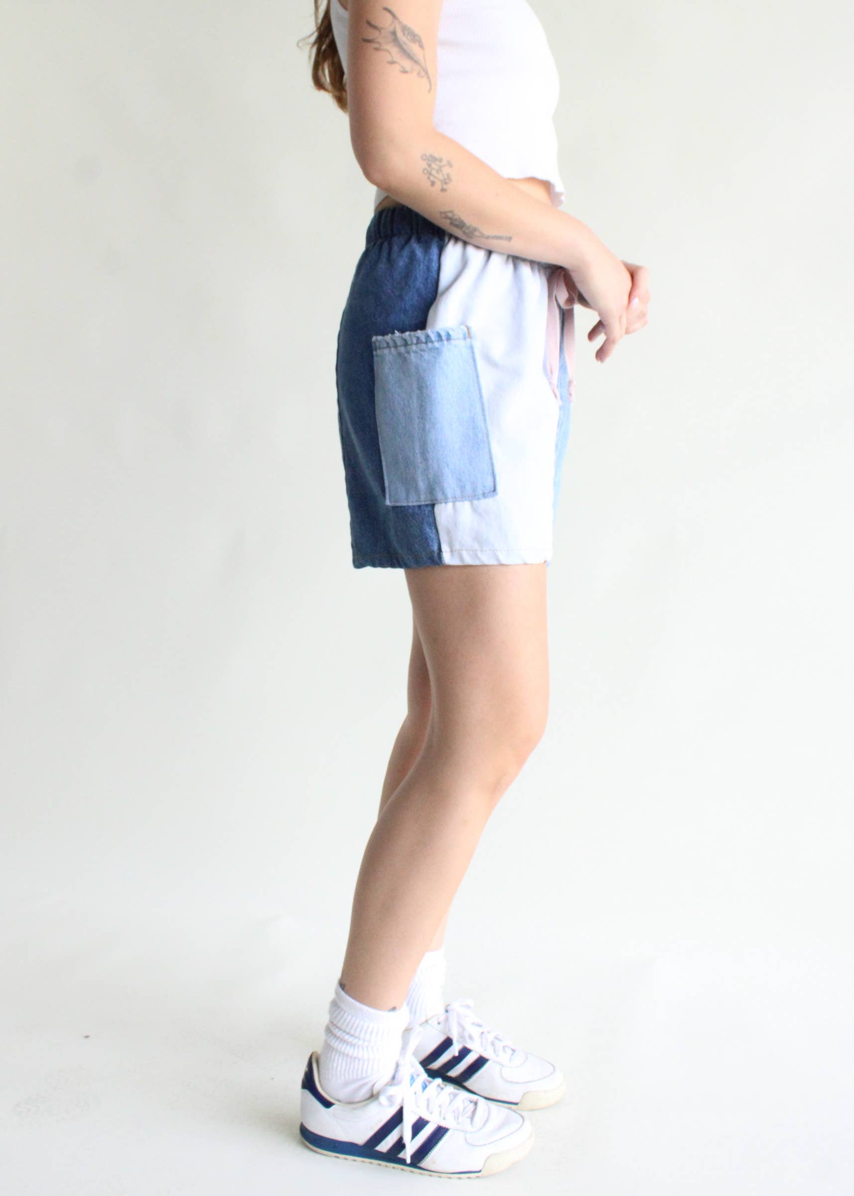 American Recycled Clothing - Wholesale Shorts - Women's - Denim Eco Short Bundle11