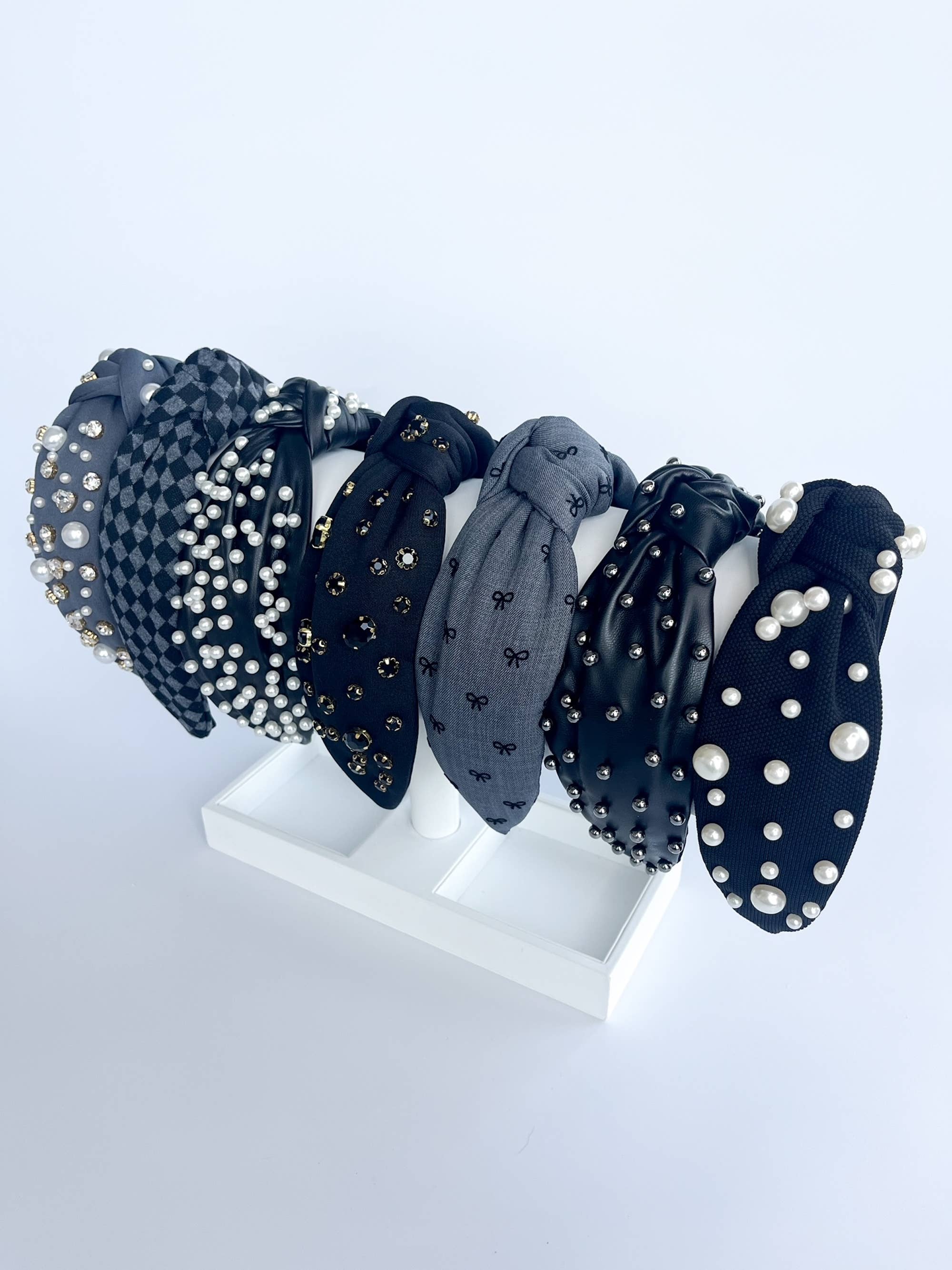 Brittyland - Wholesale Fashion Headband - Women's -  Black Headbands and Gray Headbands Spring + Summer Headband10