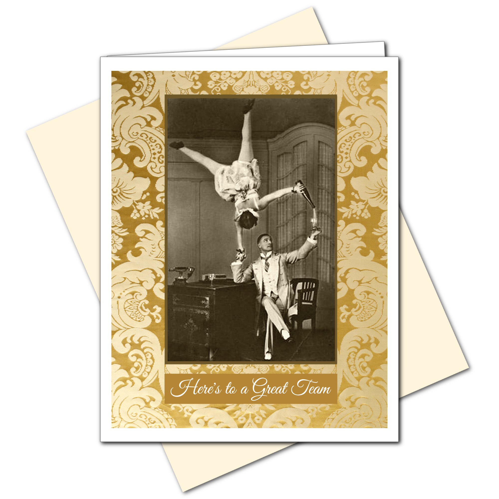 Ümlaut Brooklyn - Wholesale Love Card - Here's To A Great Team - Love Card1