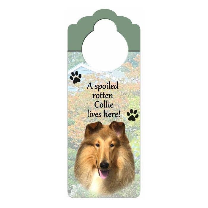 Collie Poignée de porte Notes pour la vente par E&S Pets