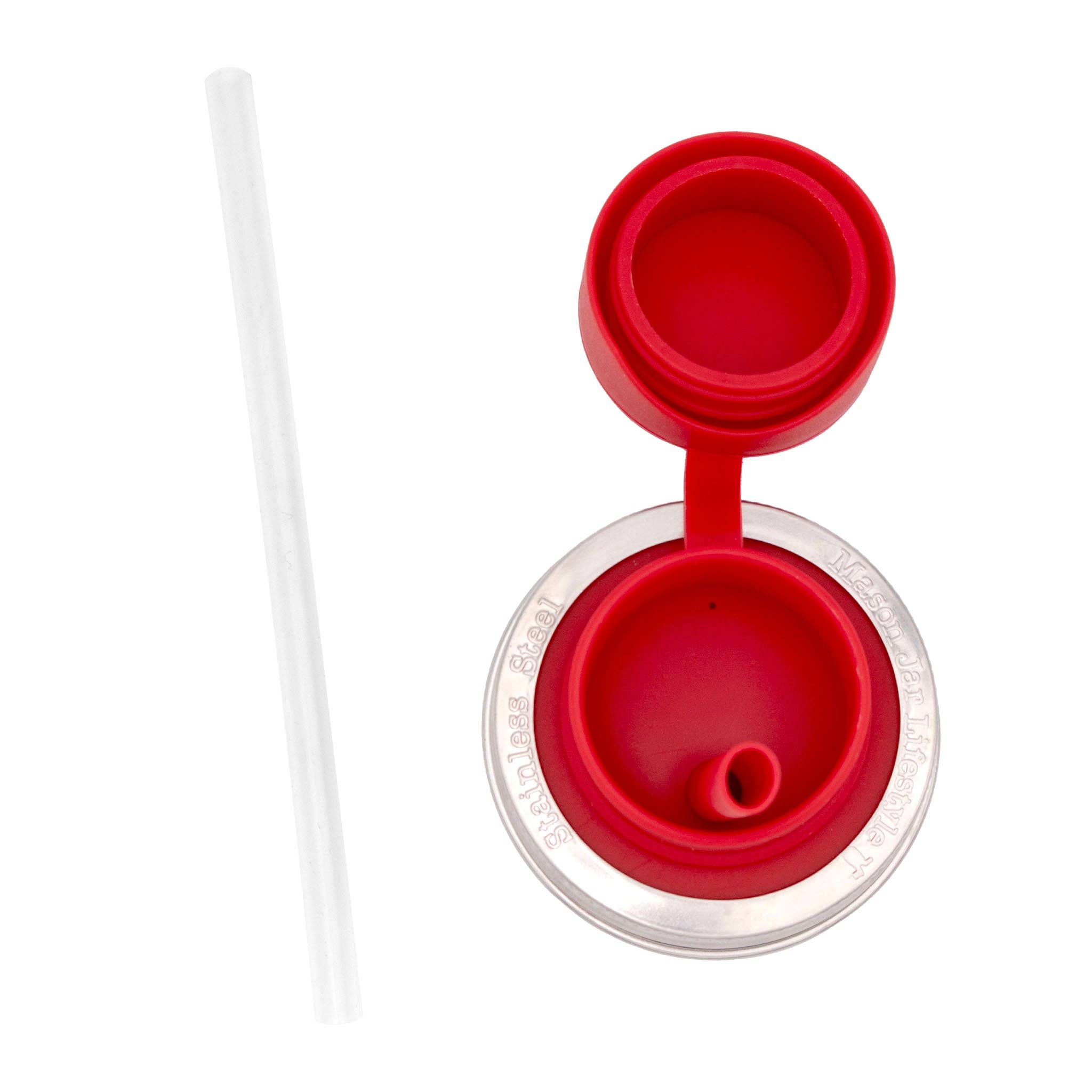 Mason Jar Lifestyle - Wholesale Drink Lids - Pop-Up Sippy Straw Leak Resistant Lids for Regular Mouth Mason Jars11