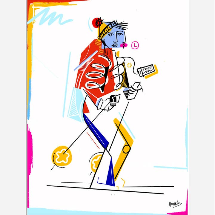 Atelier Contemporain - Wholesale Art Print - Fine Art Print - “The 3 Valleys” - Jean-Philippe Henric6