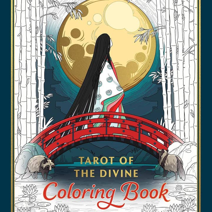 Tarot of the Divine Coloring Book for wholesale by Yoshi Yoshitani LLC
