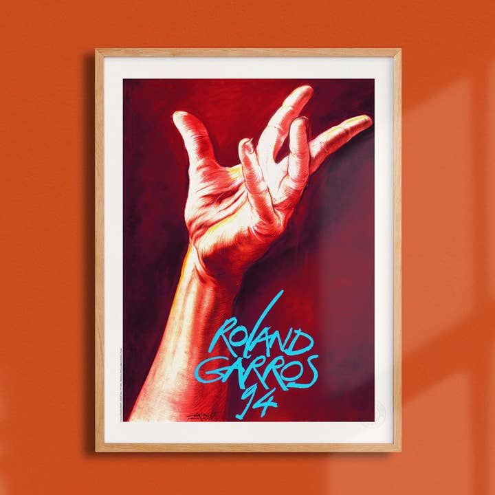 Manifesto Roland-Garros Ernest Pignon-Ernest, 1994 - FFT0015 per la vendita all'ingrosso da parte di Oneart